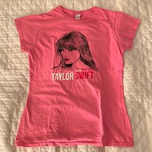 STILL AVAILABLE - Taylor Swift “The Red Tour” pink tee